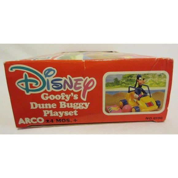 Vintage Walt Disney ARCO TOYS Goofy's Dune Buggy Play Set #6196 Collectible RARE - Picture 4 of 9
